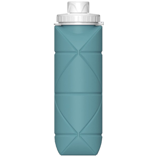 Складная силиконовая спортивная Бутылка для воды Buffis Joy 600mL (устойчивая к падениям и высоким температурам) Green, Цвет: Зеленый - GOODMi