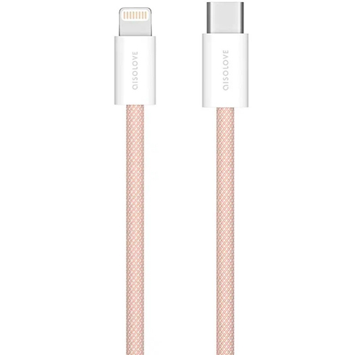 Кабель SOLOVE DW6 Type-C/Lightning 20W PD 2 м Pink, Цвет: Розовый - GOODMi