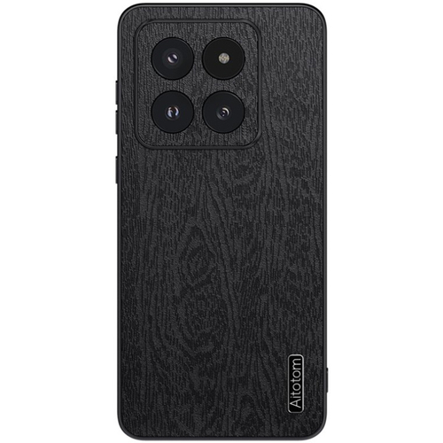 Чехол-накладка фактура дерева для Xiaomi 14T Pro Black, Основной цвет: Черный - GOODMi