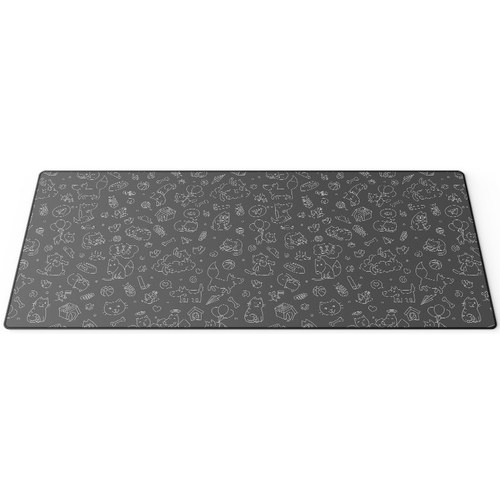 Коврик компьютерный FBB PETs Gray (800х300) - GOODMi