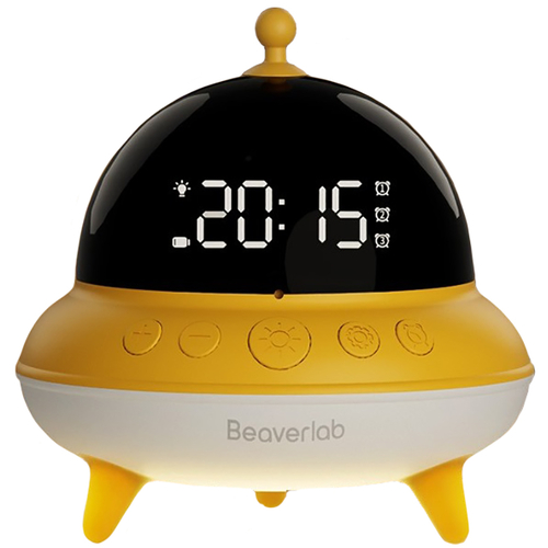 Ночник будильник Beaverlab UFO (DDL-A1) Yellow - GOODMi