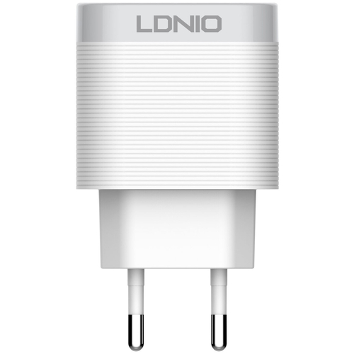 Сетевое зарядное устройство LDNIO A303Q 18W USB*3A + кабель Lightning White - GOODMi