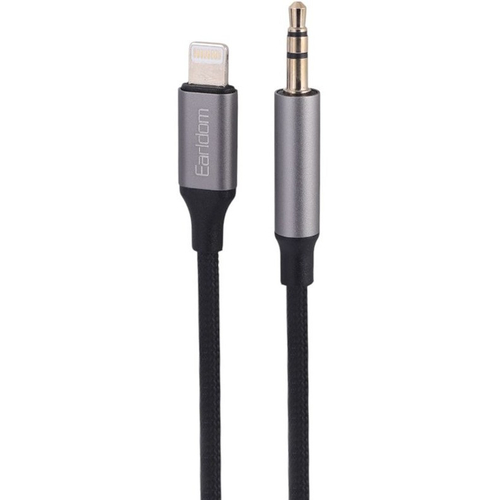 Адаптер Earldom AUX60 Lightning/Jack 3.5mm 1m Black - GOODMi