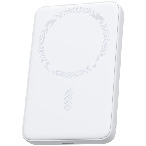 Внешний аккумулятор Aukey Magnetic PB-MS03 5000mAh (Magsafe 20w) White, Цвет: Белый - GOODMi