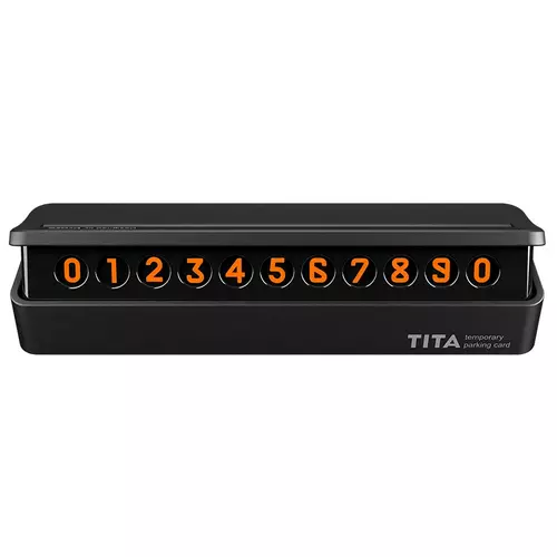 Временная карта парковки BCASE TITA Black Temporary Parking Card, Цвет: Черный - GOODMi