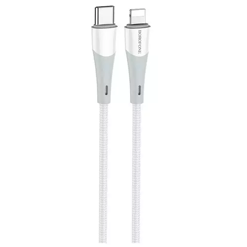 Кабель Borofone BX60 Type-C/Lightning (1м) Белый - GOODMi