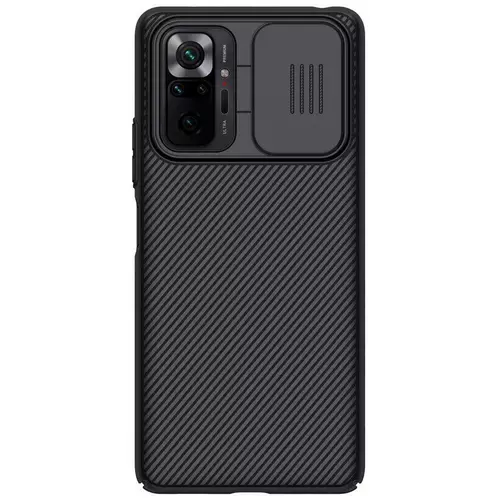 Чехол-накладка Nillkin силиконовая CamShield для Redmi Note 10 Pro черный, Основной цвет: Черный - GOODMi