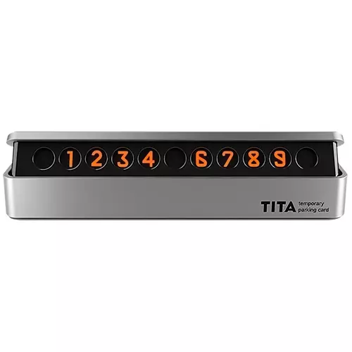 Временная карта парковки BCASE TITA Silver Temporary Parking Card, Цвет: Серебристый - GOODMi