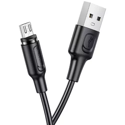 Кабель Магнитный Borofone BX41 Skill USB/Micro Черный - GOODMi