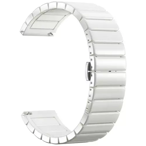 Ремешок керамическй 22mm Lyambda Libertas White (DSG-09-03T-22-WH) - GOODMi
