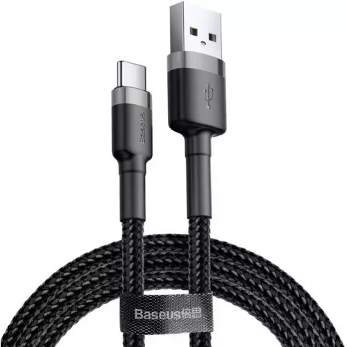 Кабель Baseus USB/Type-C 2A 3m grey black - GOODMi