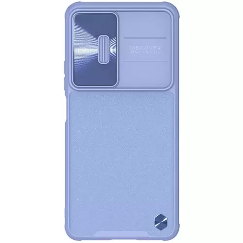 Чехол-накладка Nillkin LeatherCase CamShield для POCO F4 Purple, Основной цвет: Фиолетовый - GOODMi