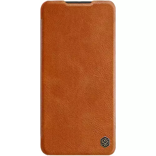 Чехол-книжка Nillkin Qin leather для POCO X4 GT коричневый, Основной цвет: Коричневый - GOODMi