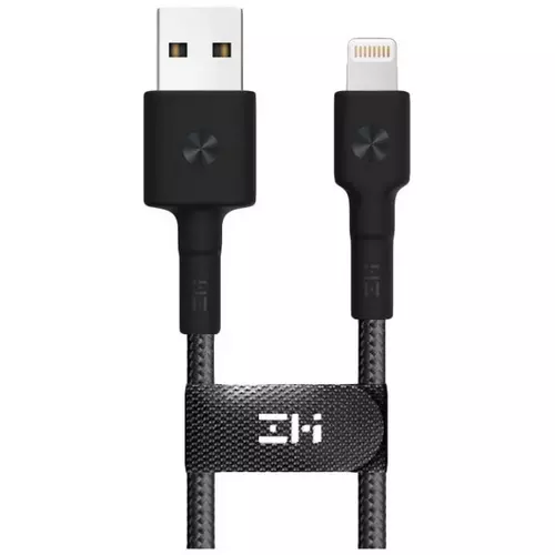 Кабель USB/Lightning ZMI 18W PD MFi 150 см черный AL853, Цвет: Черный - GOODMi