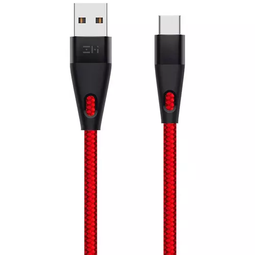 Кабель ZMI USB A/Type-C 200cm 3A нейлон (AL786) красный - GOODMi