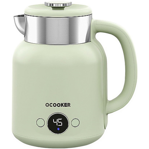 Чайник Qcooker Ретро с датчиком температуры (CR-SH1501) 1.5L 1500W Green, Цвет: Зеленый - GOODMi