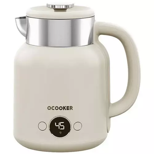 Чайник Qcooker Ретро с датчиком температуры (CR-SH1501) White, Цвет: Белый - GOODMi
