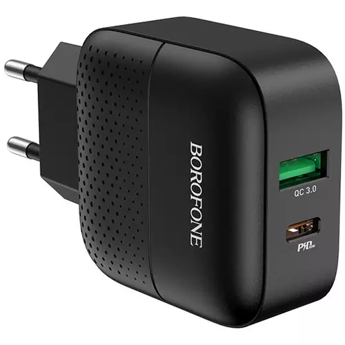 Сетевое зарядное устройство Borofone (BA46A PD18W) Black - GOODMi