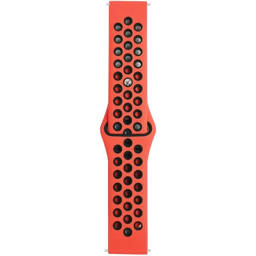 Ремешок силиконовый Nike Sport 22mm Красный/Черный - GOODMi