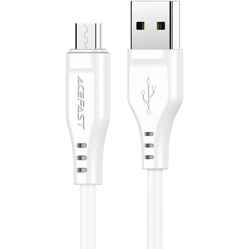 Кабель Acefast C3-09 MicroUSB 1.2м White, Цвет: Белый - GOODMi