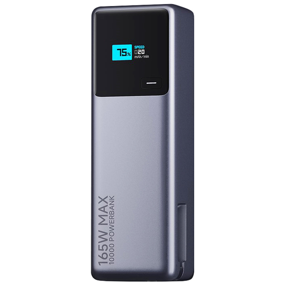 Внешний аккумулятор Xiaomi Power Bank With Built-in Cable 10000 mAh (PB1165MI) 165W Black - GOODMi