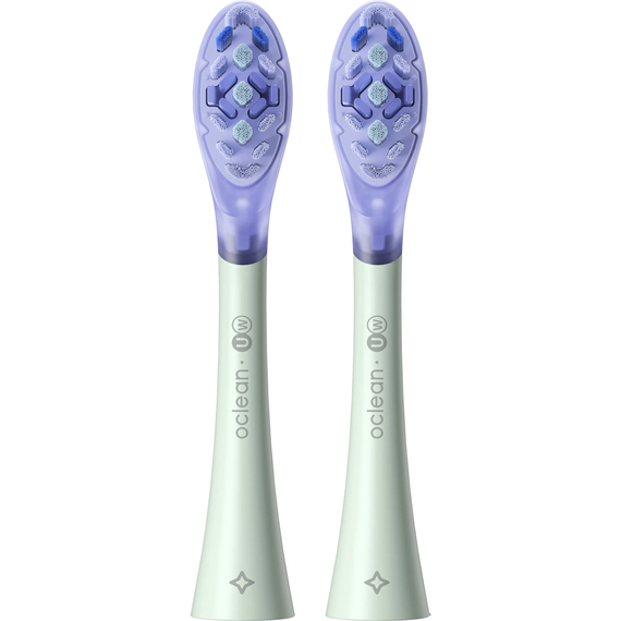 Сменные насадки для зубной щетки Oclean Ultra White Green (2 шт), Цвет: Зеленый - GOODMi