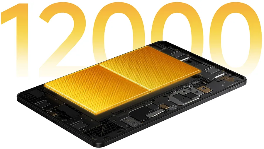 POCO Pad M1 аккумулятор 12000 мАч обратная зарядка 27 Вт