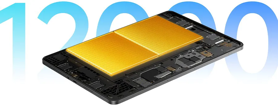 Redmi Pad 2 Pro аккумулятор 12000 мАч обратная зарядка 27 Вт