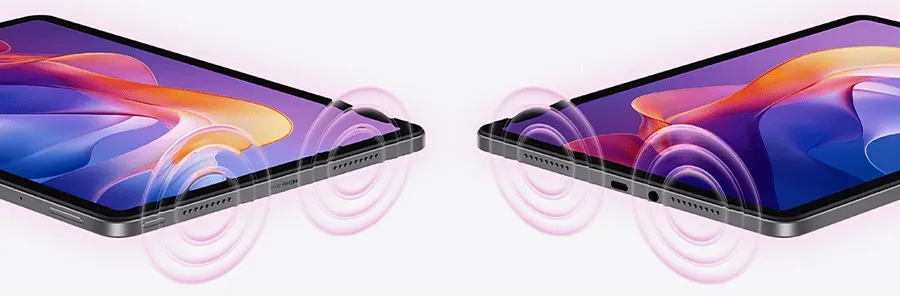 Redmi Pad 2 Wi-Fi четыре динамика Dolby Atmos объёмный звук