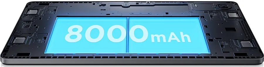 Redmi Pad SE аккумулятор 8000 мАч 14 часов автономность