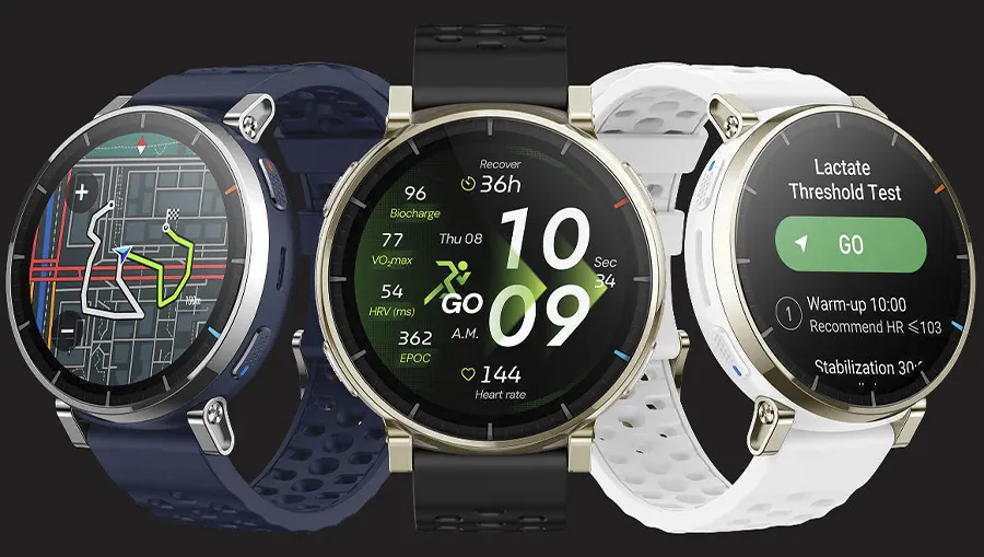 Купить Amazfit Active 3 Premium — сапфир сталь AMOLED GPS беговые часы