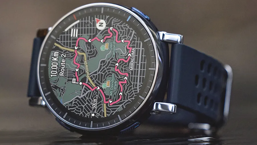 Amazfit Active 3 Premium офлайн карты навигация 5 спутников авто-маршрут