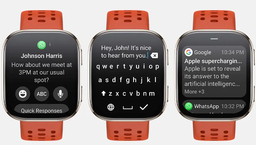 Amazfit Bip 6 Zepp Flow голосовое управление уведомления ответы