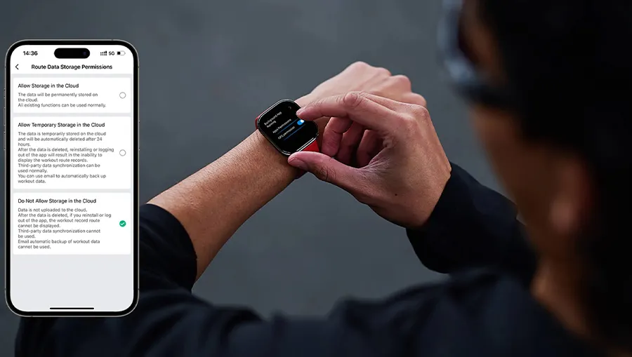 Amazfit Bip 6 защита данных AWS GDPR конфиденциальность GPS