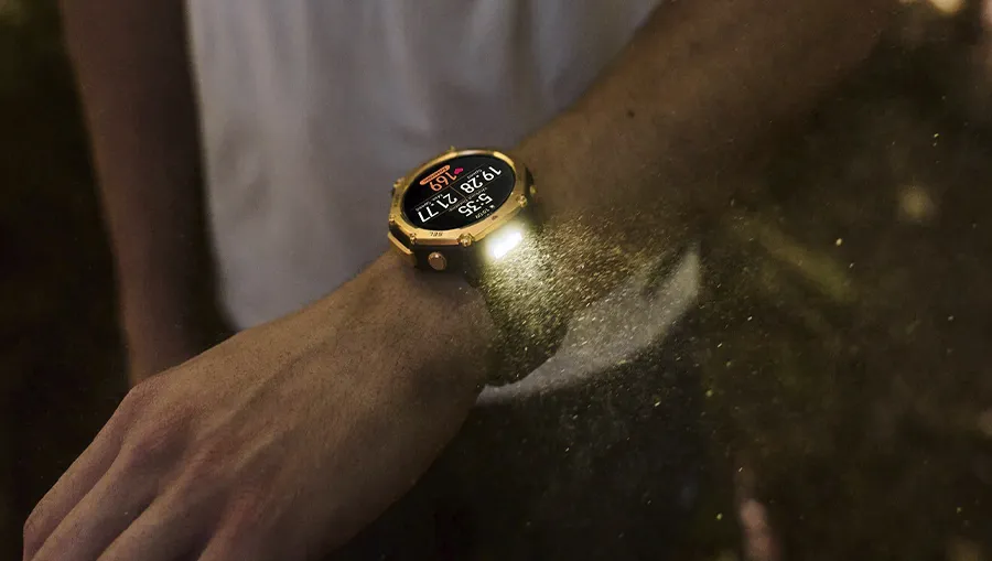 Amazfit T-Rex 3 Pro фонарик двухцветный SOS Boost Mode