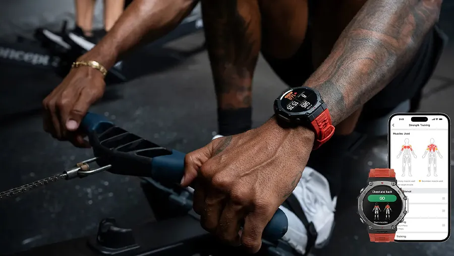 Amazfit T-Rex 3 170 режимов тренировок силовые Zepp приложение