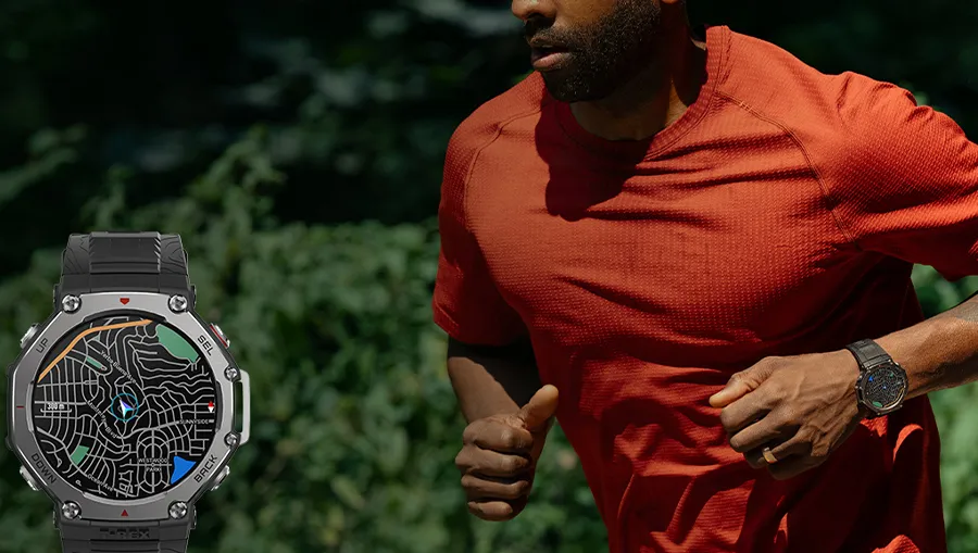 Amazfit T-Rex 3 двухполосный GPS 6 спутников компас барометр