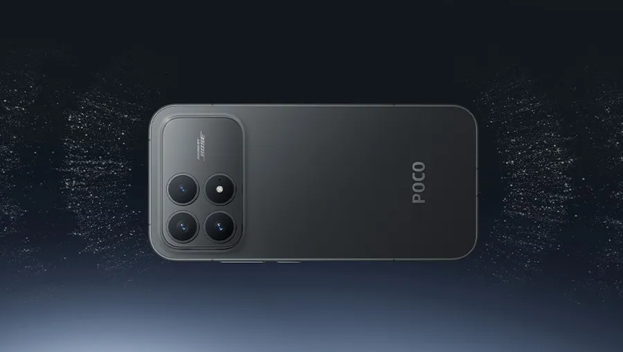 Стереодинамики Bose Dolby Atmos Hi-Res смартфона POCO F8 Pro