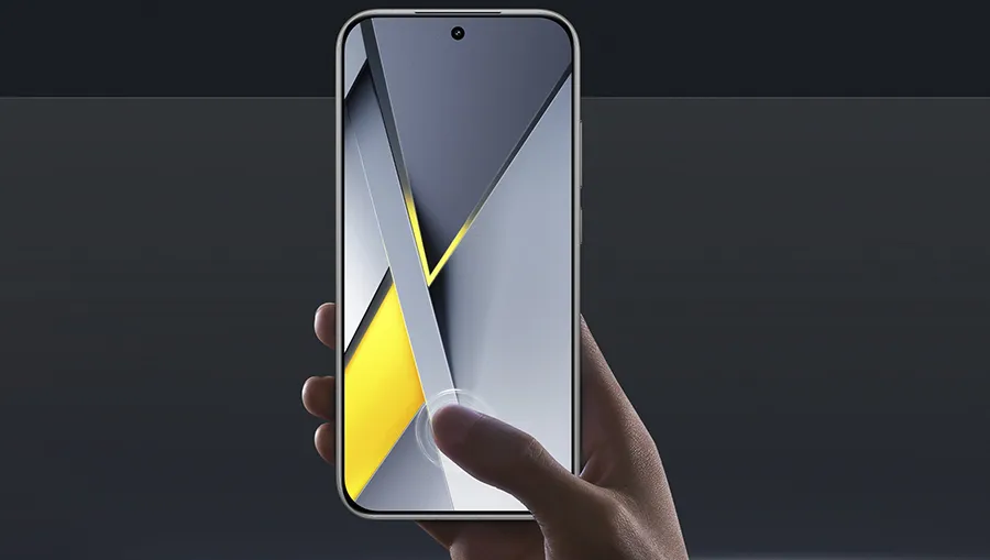 Быстрый сканер отпечатка пальца с влажными руками POCO F8 Pro