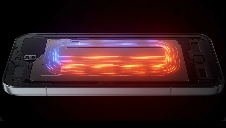 Система жидкостного охлаждения 3D IceLoop в смартфоне POCO F8 Ultra