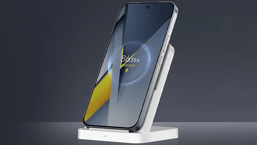 Быстрая зарядка HyperCharge 100 Вт и беспроводная 50 Вт POCO F8 Ultra