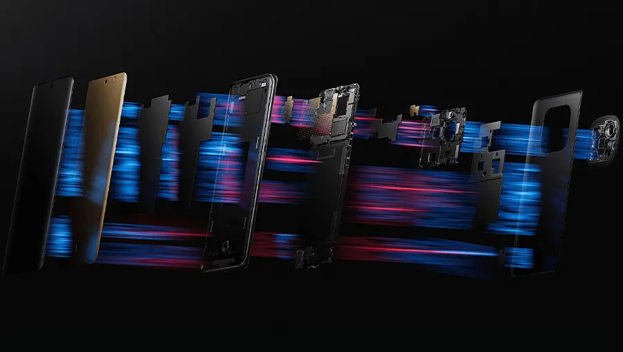 Графитовый теплоотвод 13780 мм² в системе охлаждения POCO X7