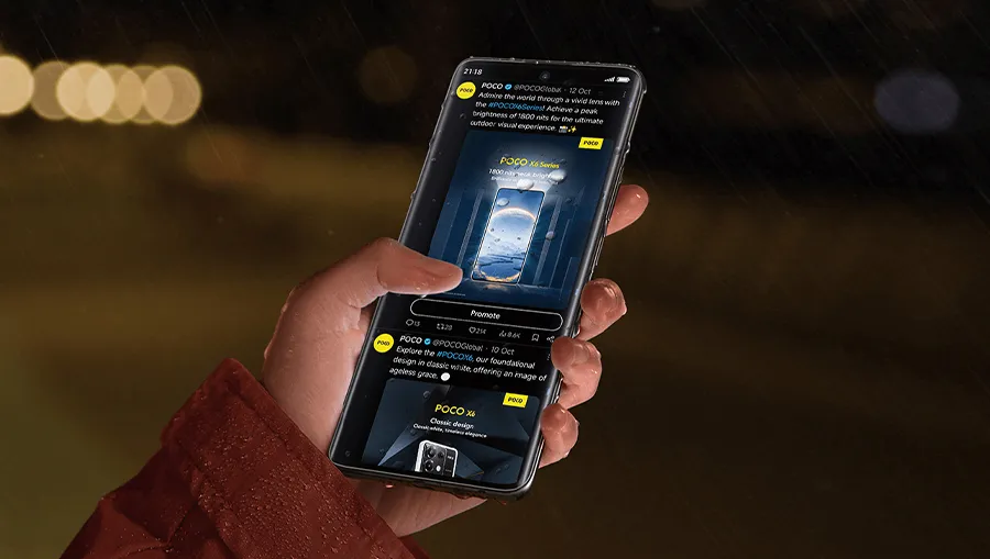 Технология Wet Touch для управления мокрыми руками на POCO X7