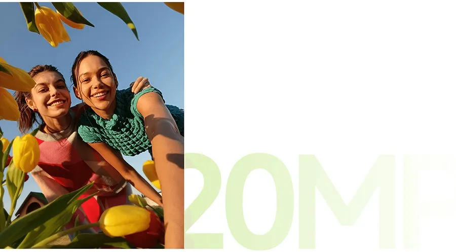 Фронтальная камера 20 Мп для селфи на Redmi Note 14