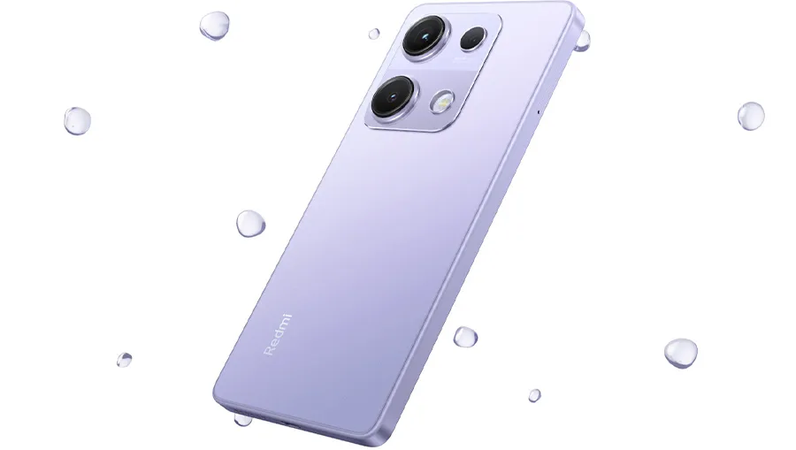 Влагозащита IP64 и ударопрочное стекло Gorilla Glass 5 на Redmi Note 14S