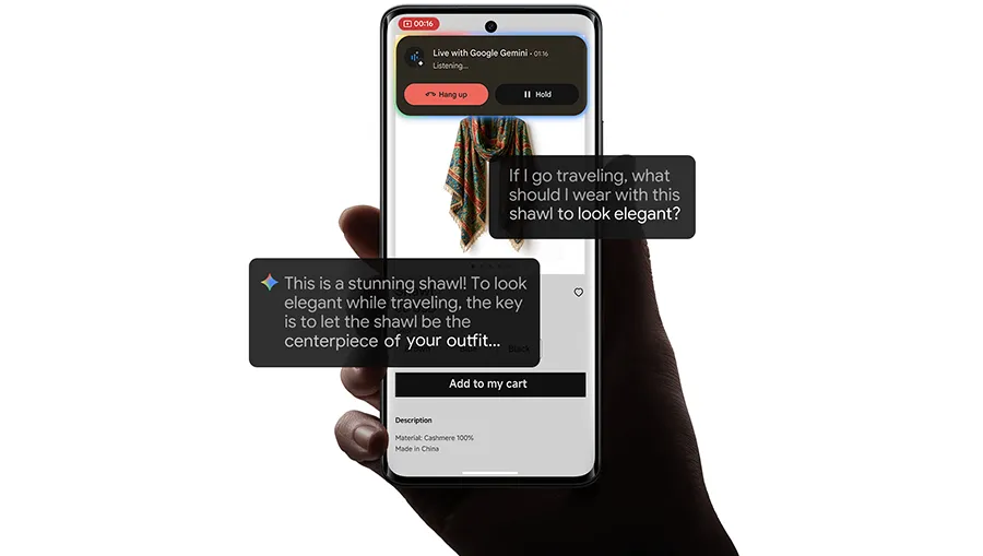 Интеллектуальный ассистент Google Gemini интегрированный в систему Redmi Note 15