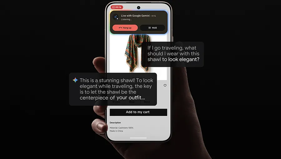 Искусственный интеллект Google Gemini и поиск по экрану на Xiaomi 15T