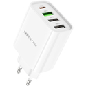 Сетевое зарядное устройство Borofone BA79A (PD20W+3USB 3.0A/QC3.0/18W) White - GOODMi