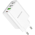 Сетевое зарядное устройство Borofone BA79A (PD20W+3USB 3.0A/QC3.0/18W) White, изображение 5 - GOODMi
