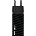 Зарядное устройство GaN 65W USB + Type-C EU Black, Цвет: Черный - GOODMi